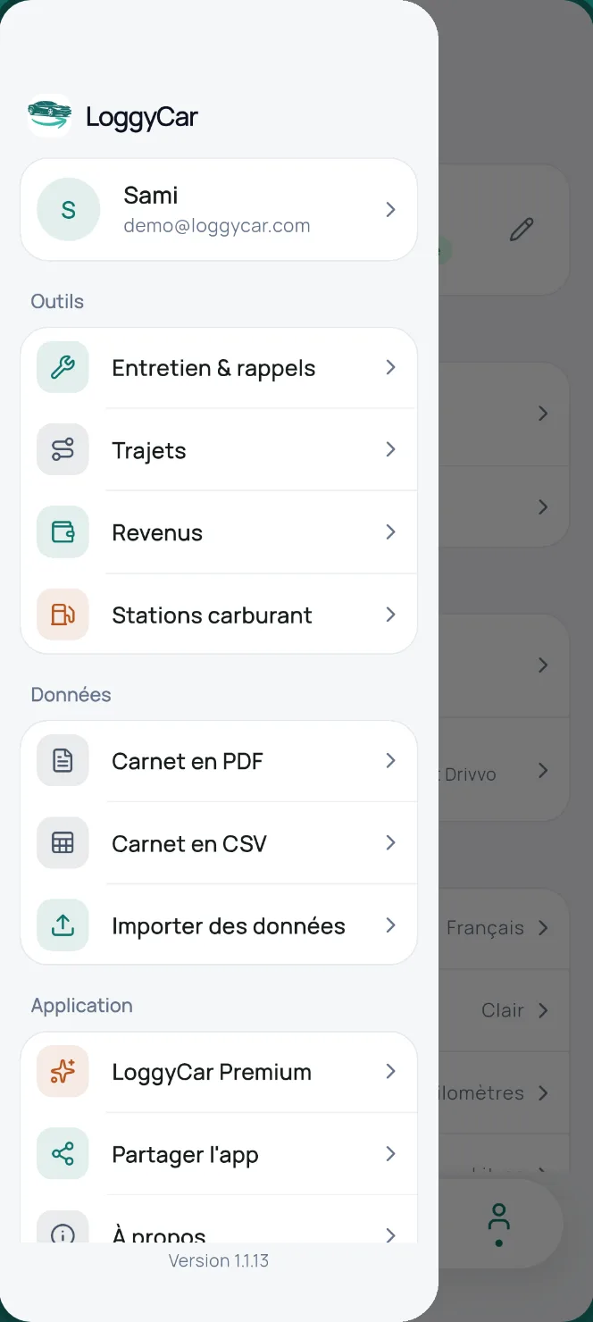 Import de l'historique Drivvo (CSV) en un clic